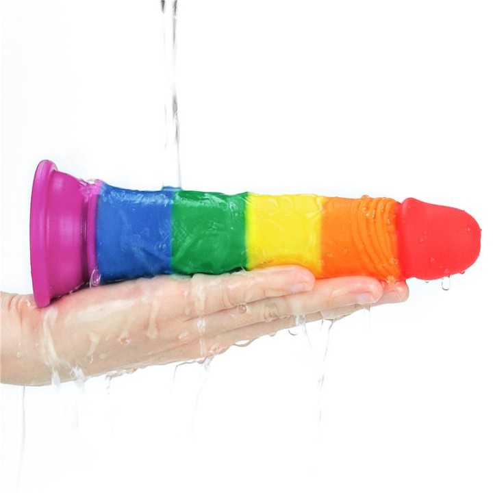 Dildo Prider 7 Silicona Líquida LGBT